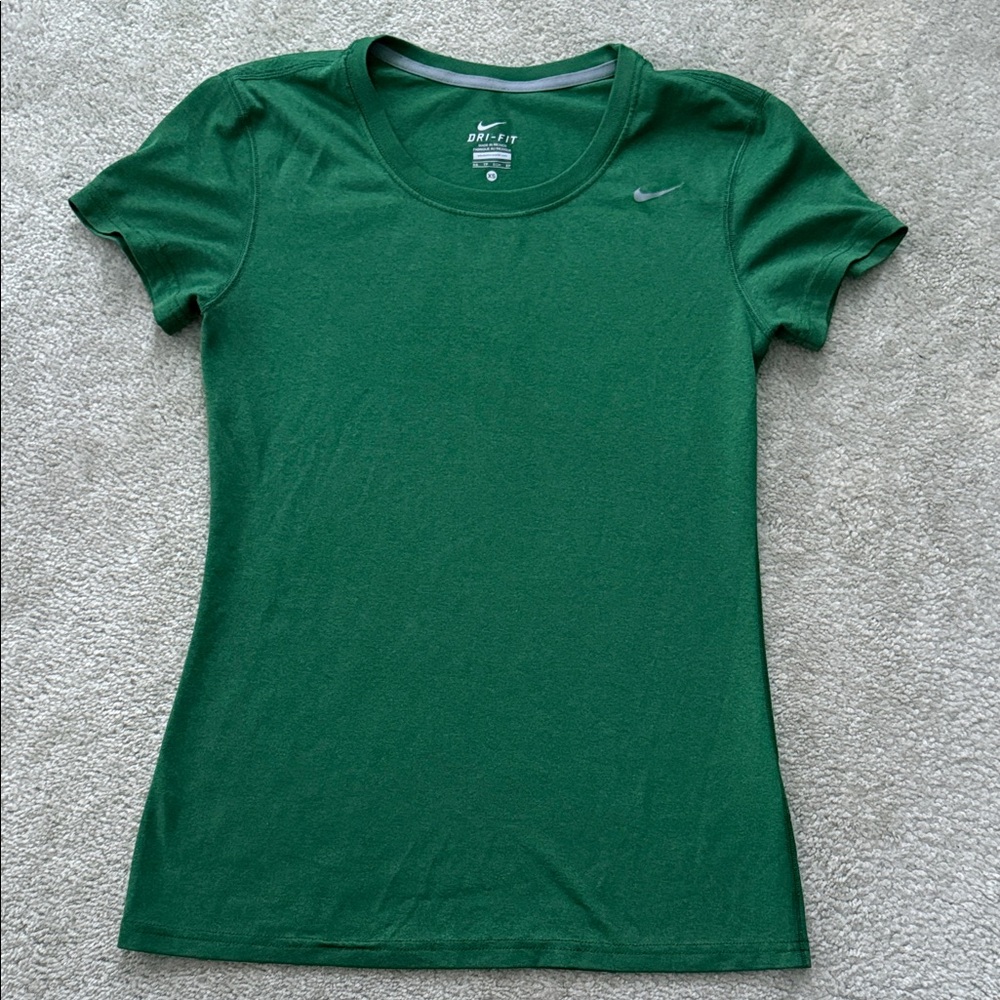 Nike Women's Emerald Green Short Sleeve Tee
